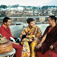 Lama Zopa Rinpoche and Lama Yeshe with Chip Weitzner, Nepal, 1969. Photo donated by: Jamyang Wangmo.