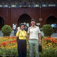 (39465_sl-3.jpg) Max Mathews and Marcel Bertels, Hong Kong, China, 1982.