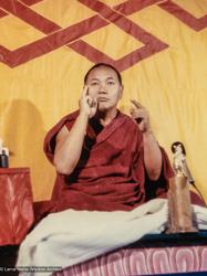 (02115_ud.jpg) 1980, California, Grizzly Lodge, Lama Yeshe, Portola, Teaching, Tom Waggoner (photographer), United States