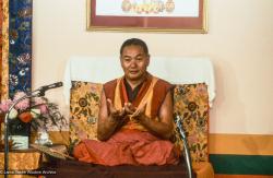 (06496_sl.JPG) 1982, England, Lama Yeshe, Manjushri Institute, TY (Thubten Yeshe - Augusta Alexander) (photographer), Teaching