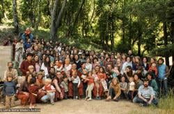 (06668_ng-3.JPG) Six Yogas group photo, Vajrapani Institute, Boulder Creek, California, 1983. Carol Royce-Wilder (photographer