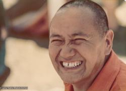 (12428_pr.tif) Lama Yeshe, UCSC (University of California, Santa Cruz), USA, 1978. Jon Landaw (photographer)