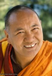 (15132_sl.psd) Lama Yeshe, Tushita Meditation Centre, Dharamsala, India, 1982. Photo by Jorge Zontal.