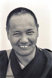 (15943_ng.tif) Portrait of Lama Yeshe, 1975. With the idea of commissioning a statue of Lama Yeshe, Mummy Max (Max Matthews) arranged for a series of shots taken just of his head from every angle, as well as photos of Lama in meditation posture. Photo taken on Saka Dawa (the celebration of Buddha's birth, enlightenment, and death) at Chenrezig Institute, Australia, 1975. Photo donated by Wendy Finster.