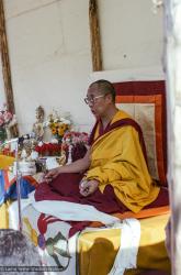 (25311_ng.TIF) In September of 1982, H.H. Dalai Lama visited this retreat center that the lamas had just set up in Bubion, a small town near the Alpujarra mountains near Granada, Spain. At the end of His Holiness teaching he named the center O Sel Ling. Photo by Pablo Giralt de Arquer.