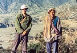 (38044_pr.jpg) John Landaw and Andy Weber, Kopan Monastery, 1975.