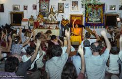 (38605_ng.jpg) Lama Yeshe teaching at Istituto Lama Tzong Khapa, Pomaia, Italy, 1983. LYWA collection.