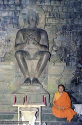 (38735_ng.psd) Lama Yeshe at Borobodur, Java, 1979.