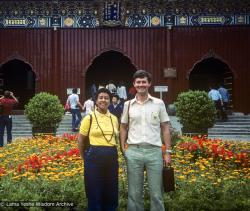 (39465_sl-3.jpg) Max Mathews and Marcel Bertels, Hong Kong, China, 1982.