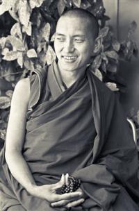 Lama Zopa Rinpoche after the first US course in California, 1975. Photo: Carol Royce-Wilder.