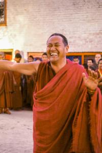 Lama Yeshe at Kopan Monastery, Nepal, 1981.

