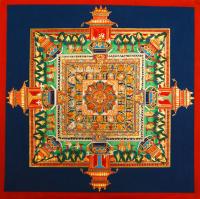 Medicine Buddha mandala. Photo courtesy of FPMT. 
