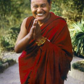 Lama Yeshe, Kopan Monastery, Nepal, 1981. Photo: Merry Colony